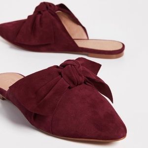 Madewell Remi Bow mules. Size 7.